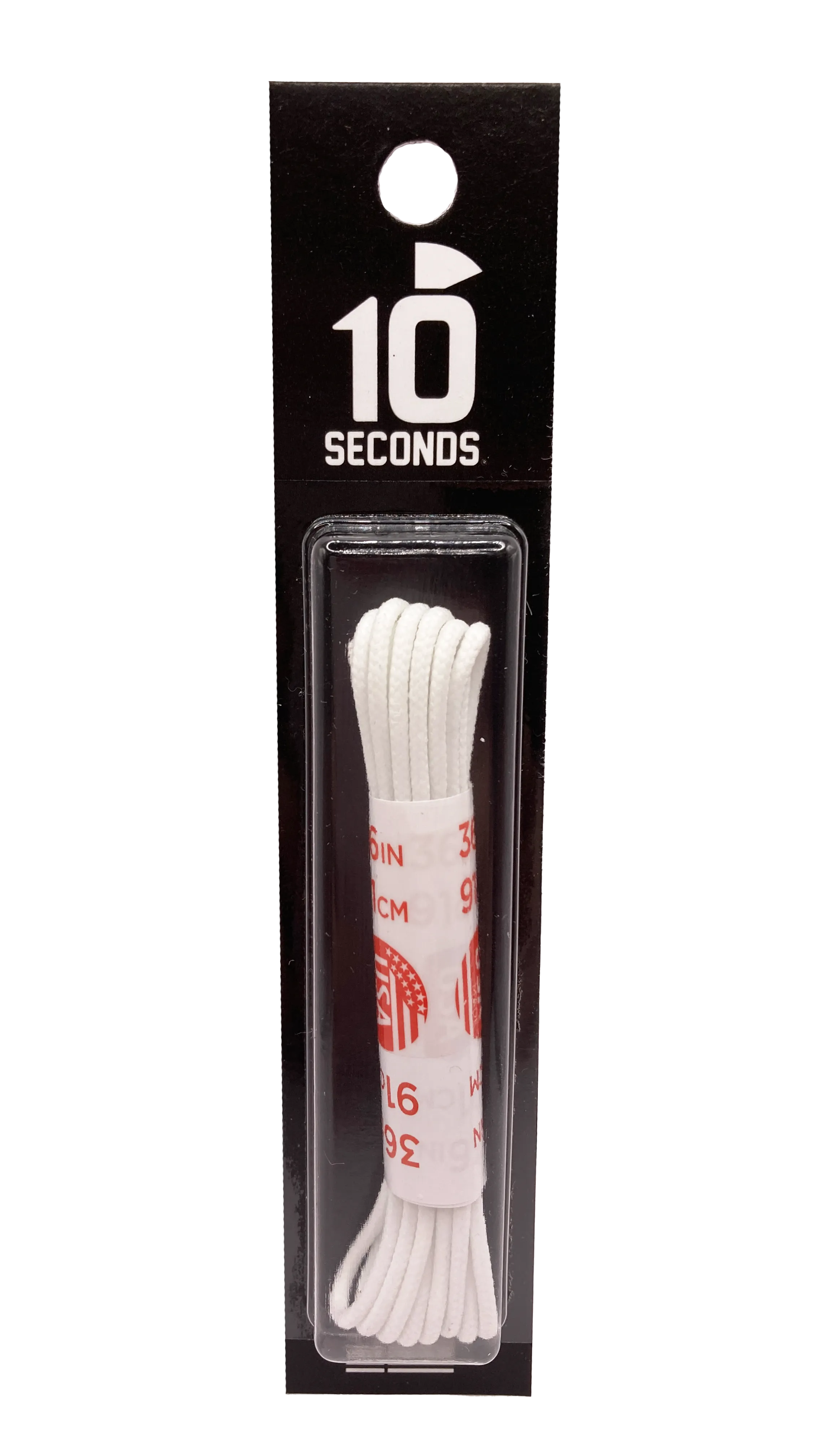 10 Seconds ® Waxed Golf Laces | White