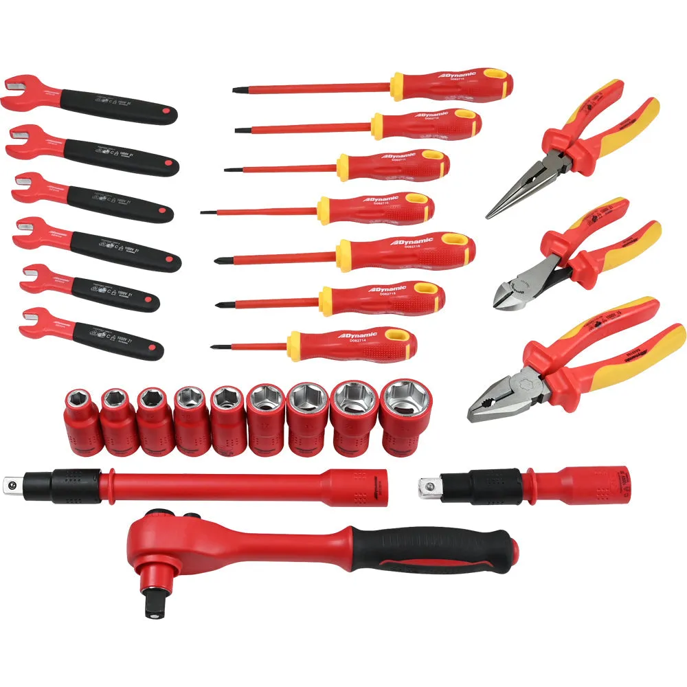 28 Piece Insulated Tool Set, VDE Certified to 1,000V AC