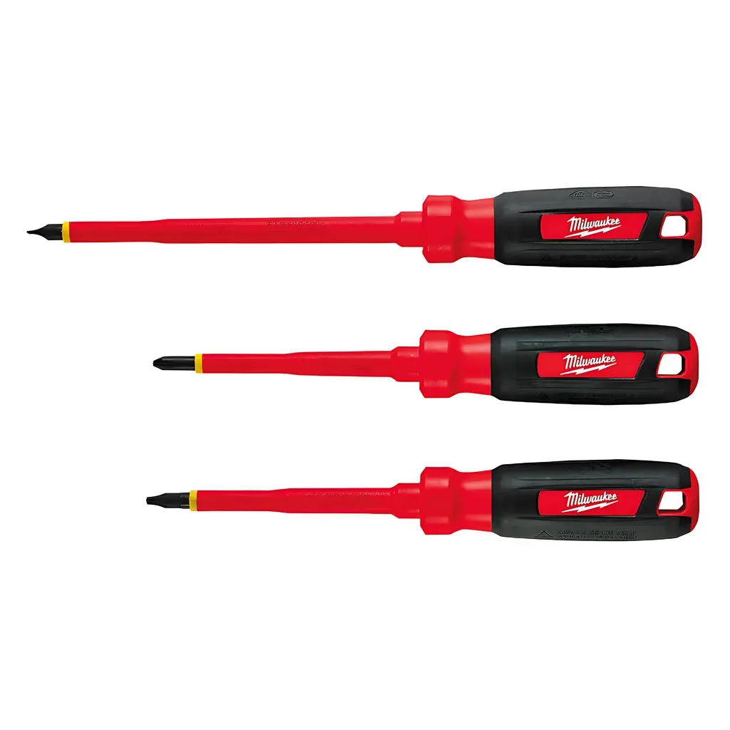 3-Piece 1000V Insulated Screwdriver Set