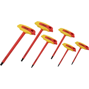 6 Piece Metric Insulated T-Handle Hex Key Set