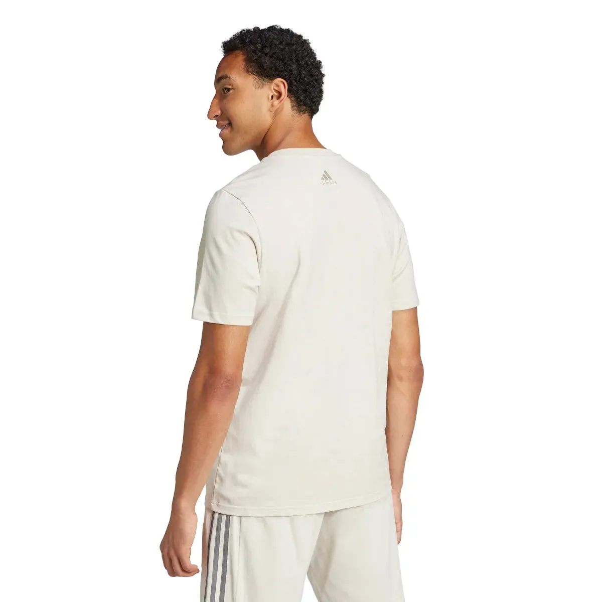 adidas Men's Big Logo Single Jersey Tee (Tall)