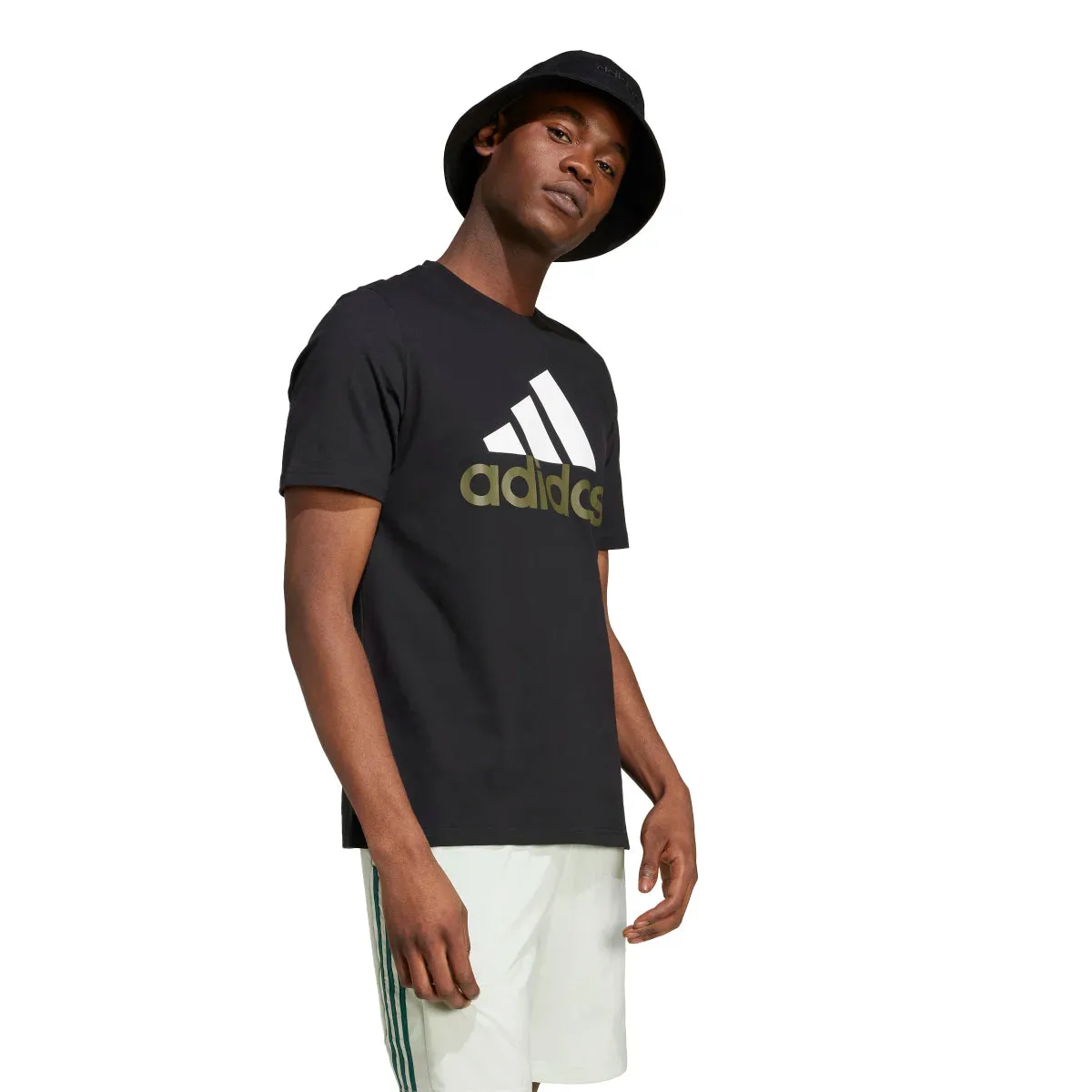 adidas Men's Big Logo Single Jersey Tee (Tall)