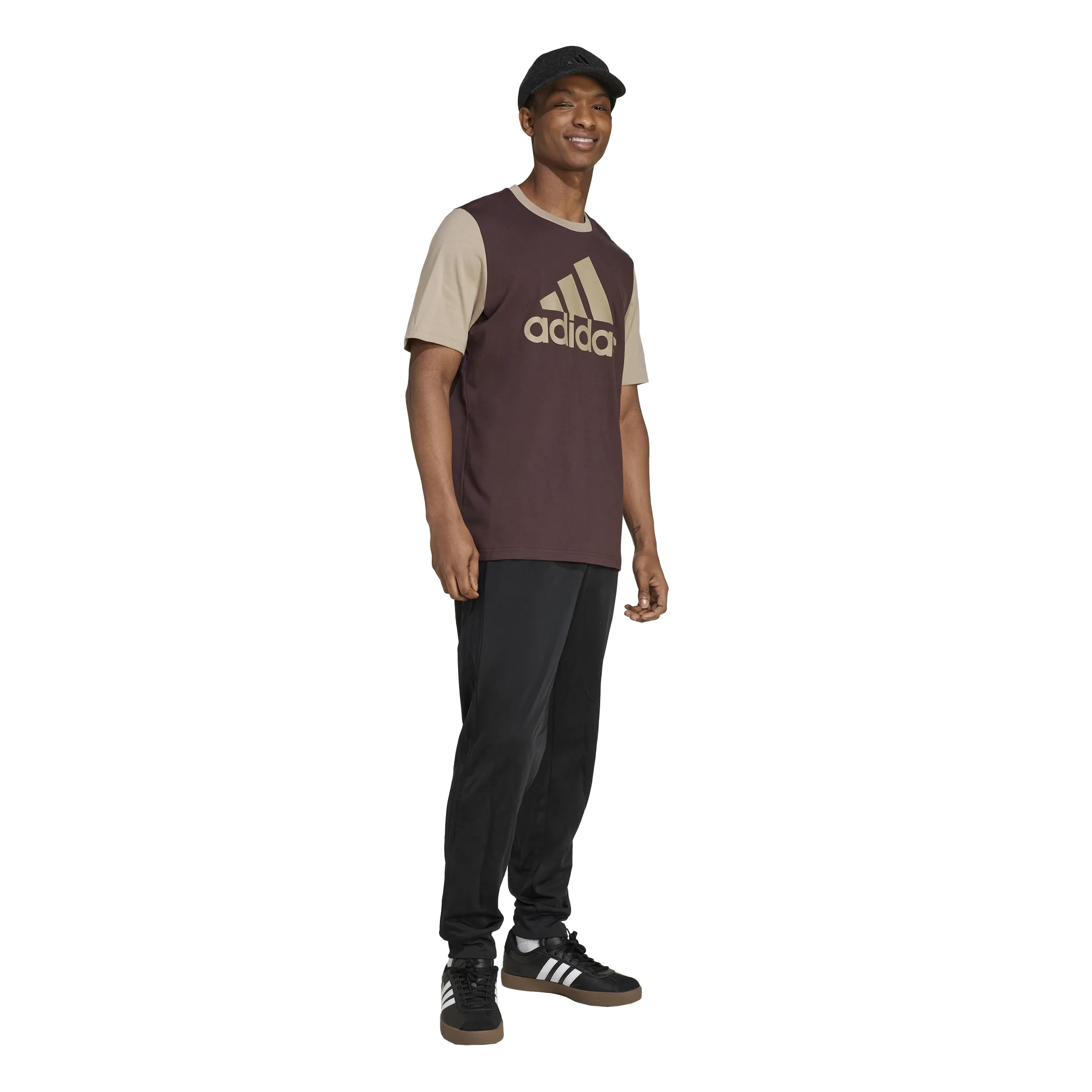 adidas Men's Big Logo Single Jersey Tee (Tall)