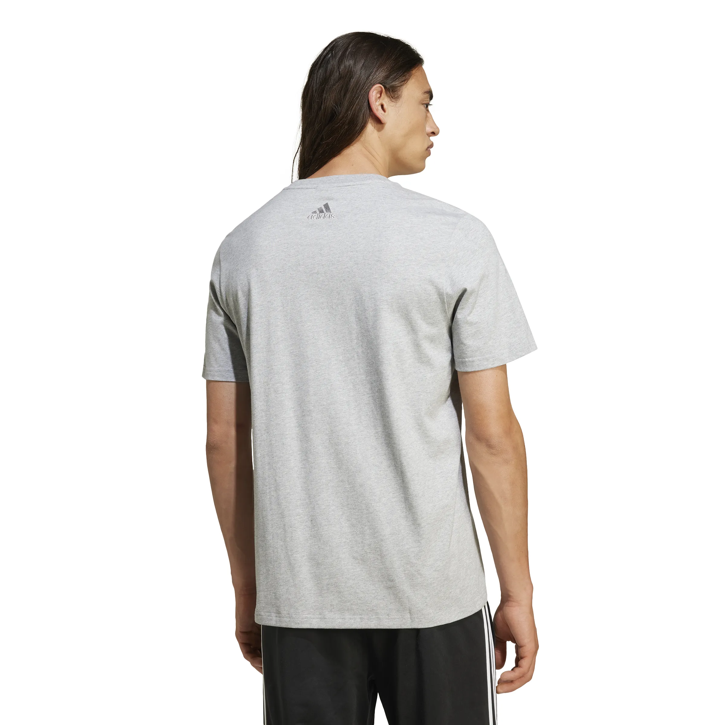 adidas Men's Big Logo Single Jersey Tee (Tall)