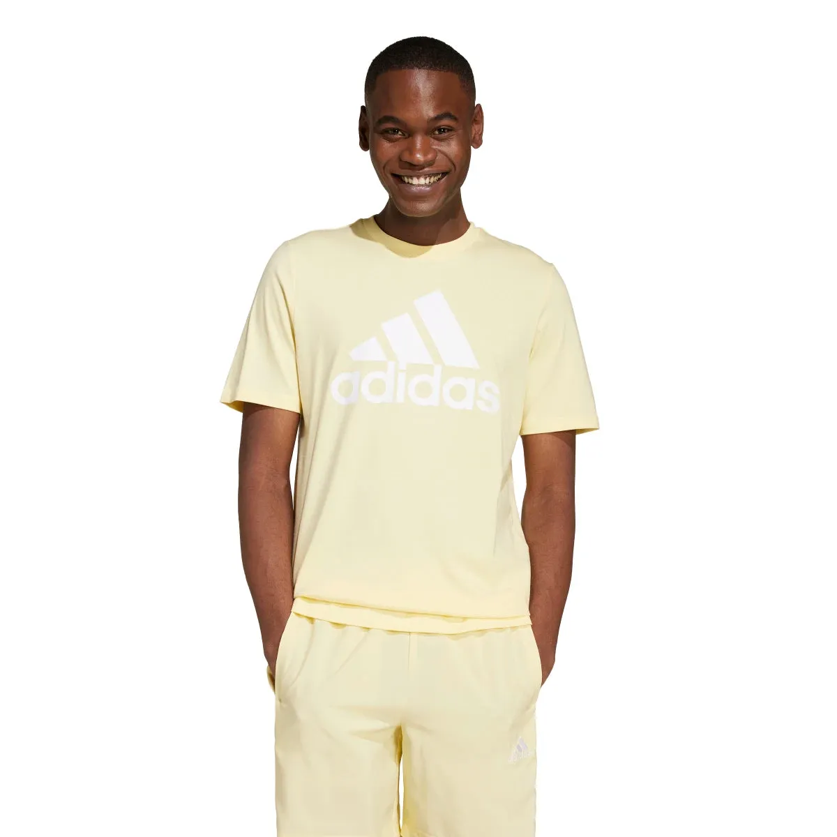 adidas Men's Big Logo Single Jersey Tee (Tall)