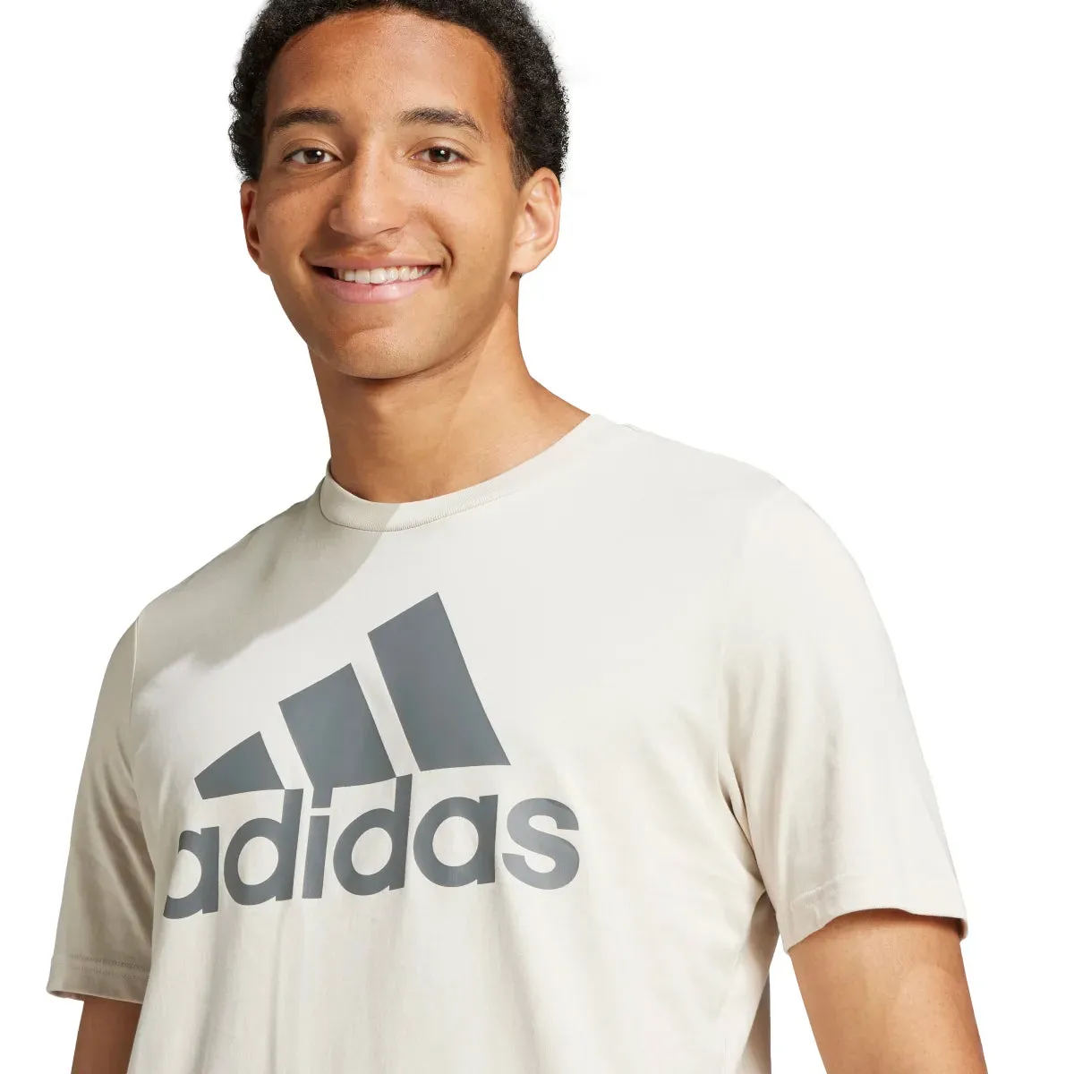 adidas Men's Big Logo Single Jersey Tee (Tall)