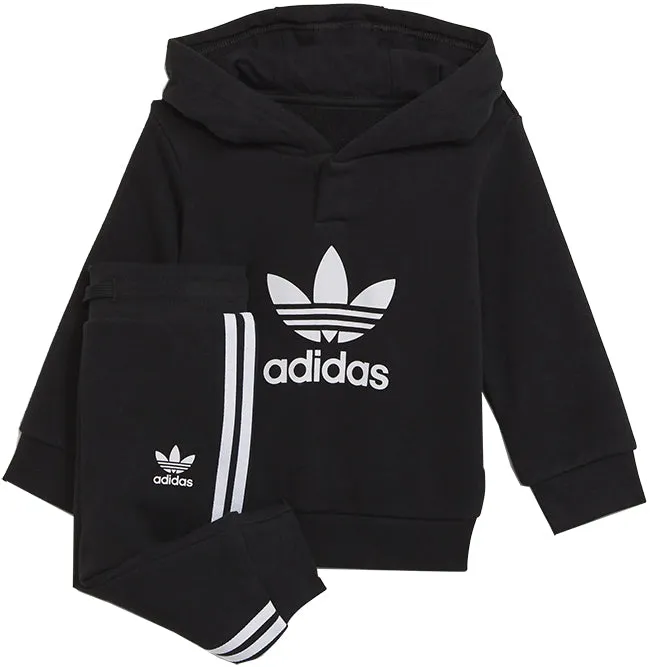 Adidas Originals Infant Adicolor Hoodie Set Black White