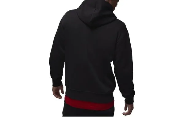 Air Jordan Essentials Fleece Hoodie 'Black white', white