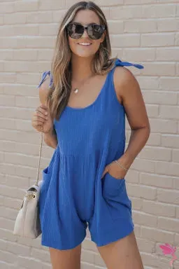 Angela Textured Romper