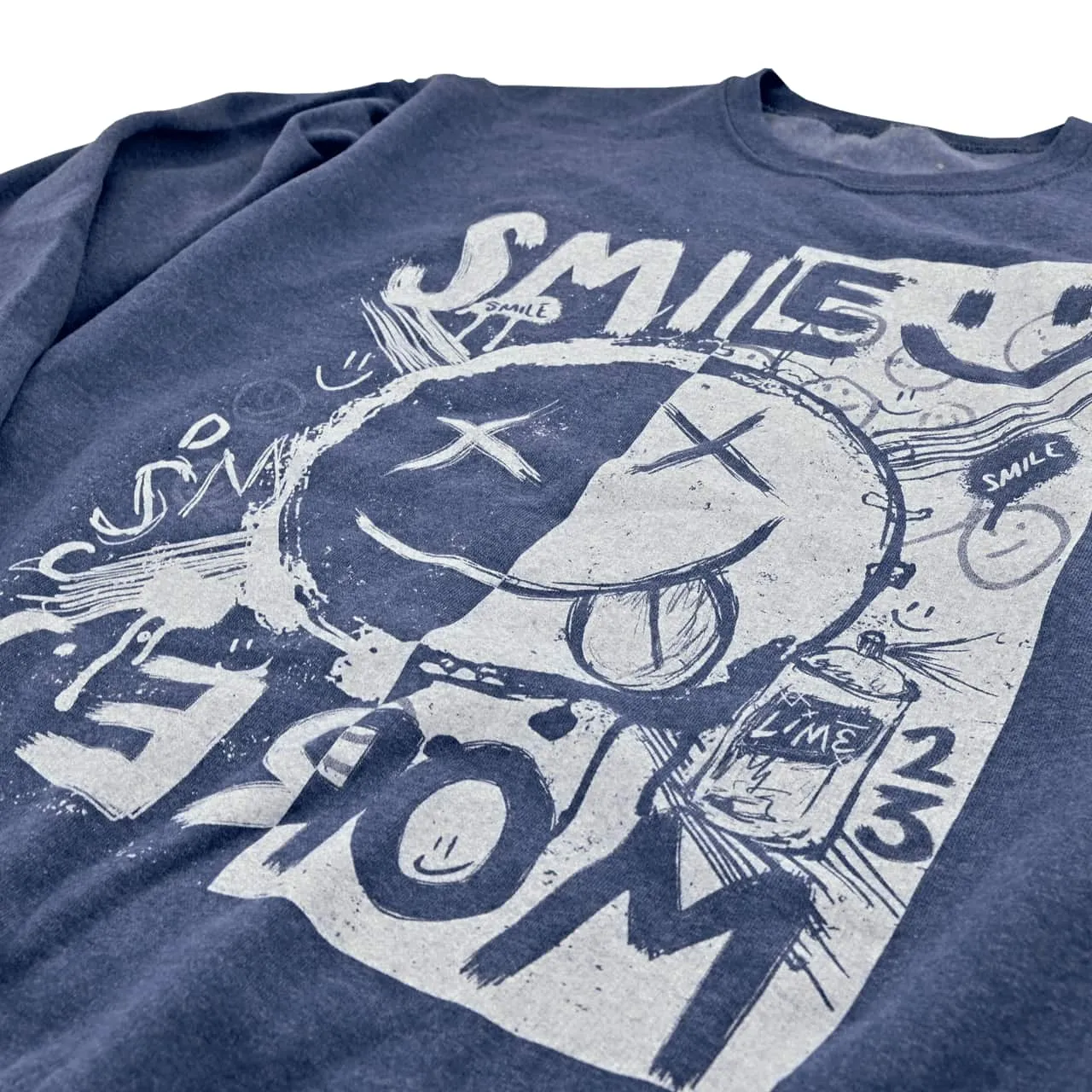 April MEMBERS ONLY Blue Smile More Sweatshirt