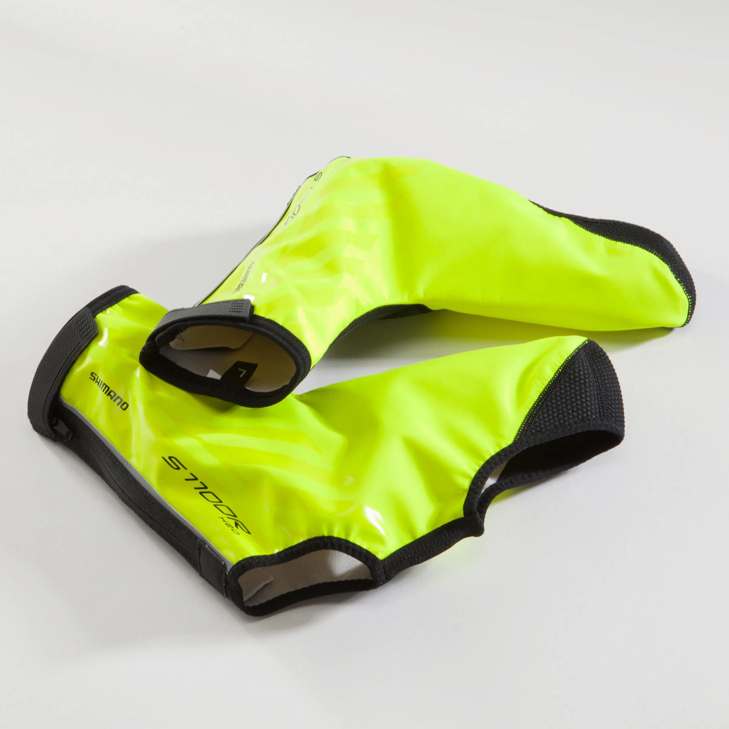 Bicycle shoe covers S1100R H2O neon yellow SHIMANO neon yellow / black / light gray