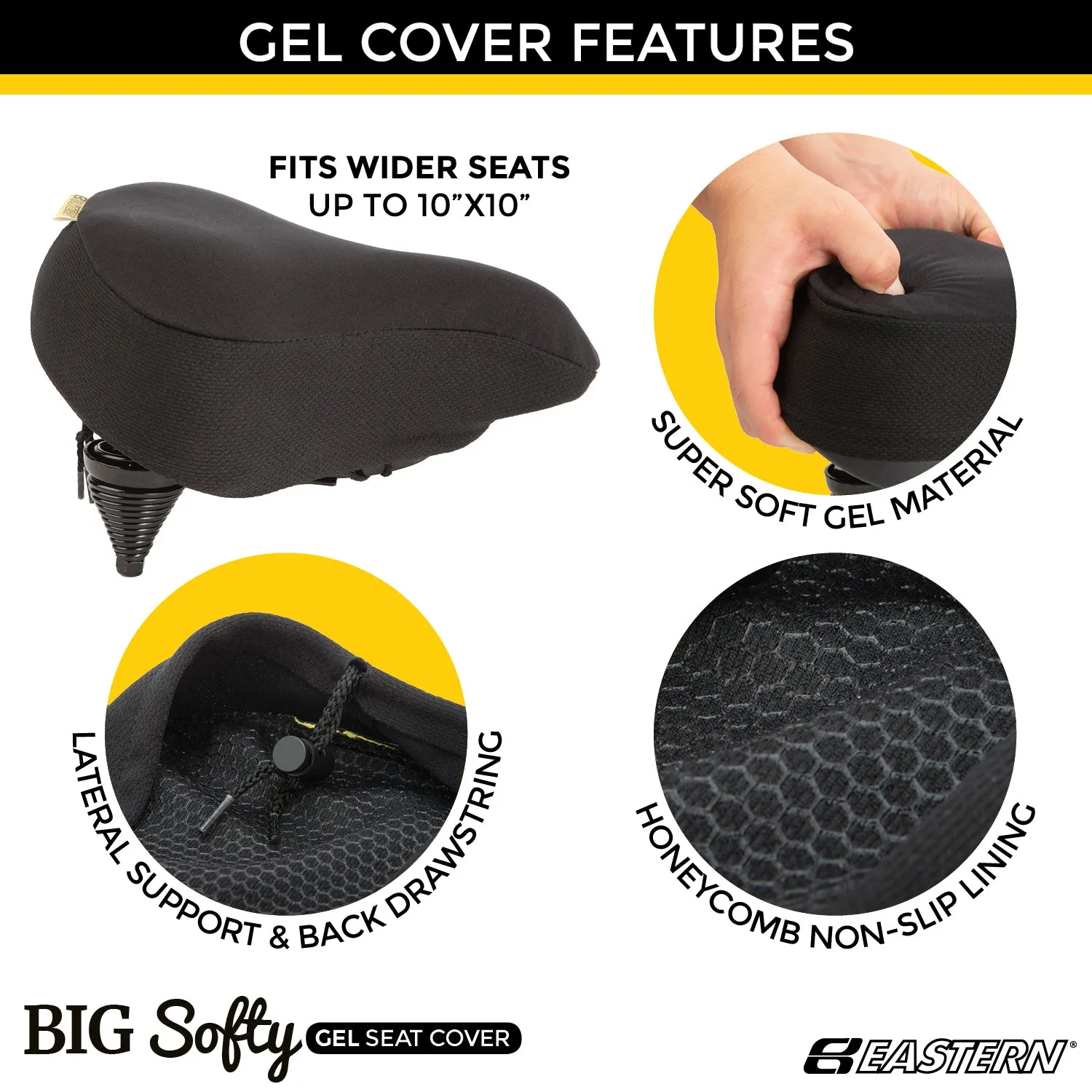 Big Softy Gel Seat Cover (medium)