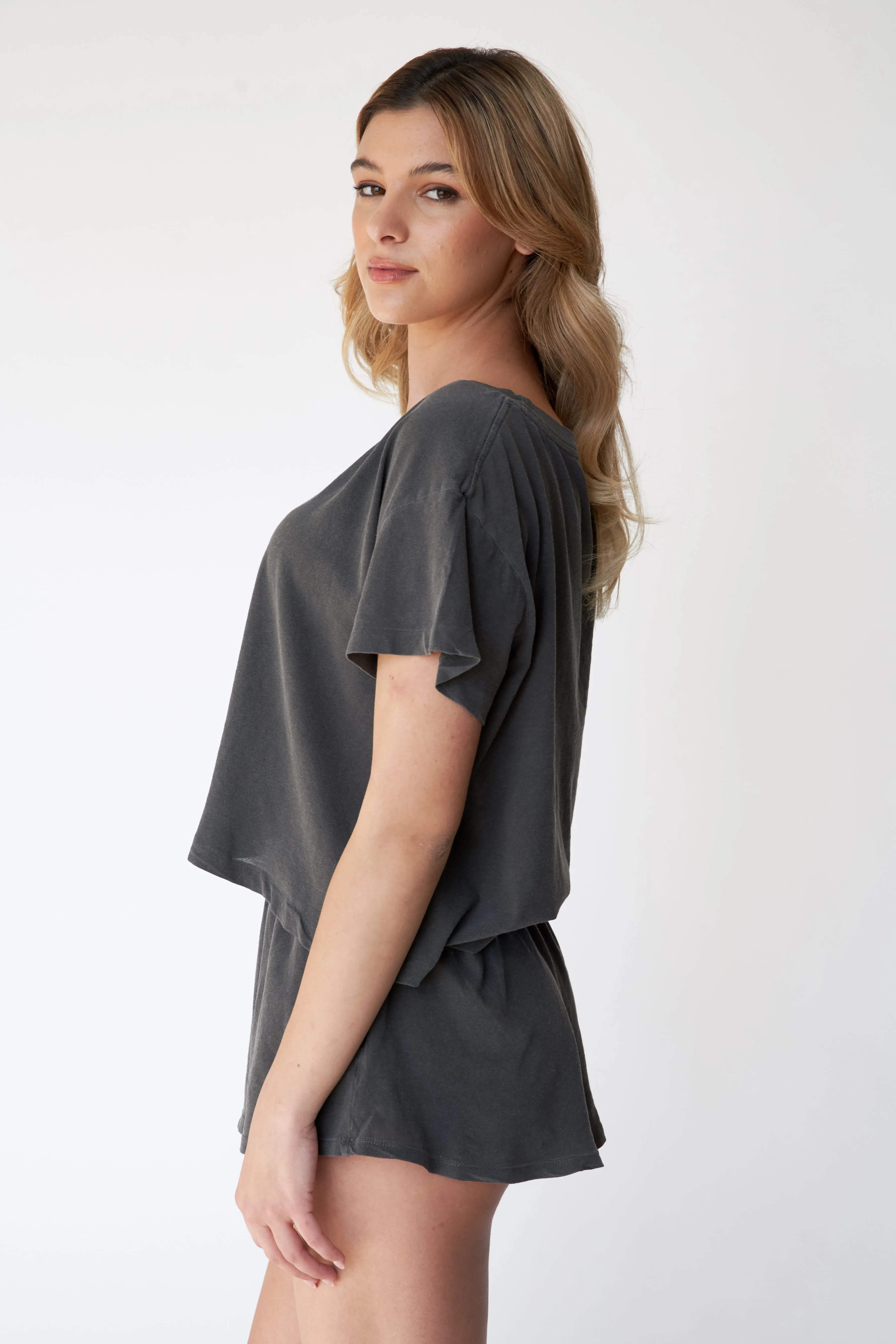 Breezy Crop Soft Tee