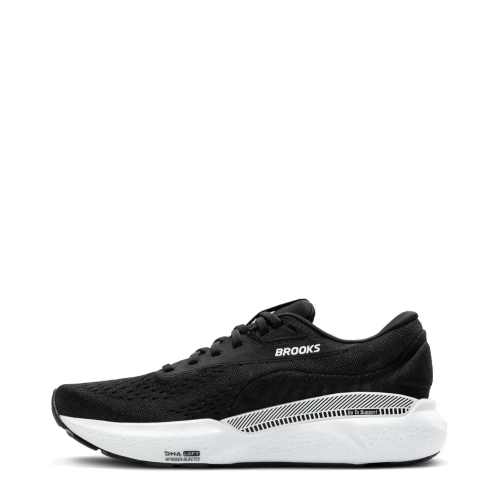 Brooks Women's Adrenaline GTS 24 Sneaker in Black/White