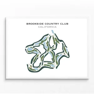 Brookside Country Club, California - Printed Golf Course