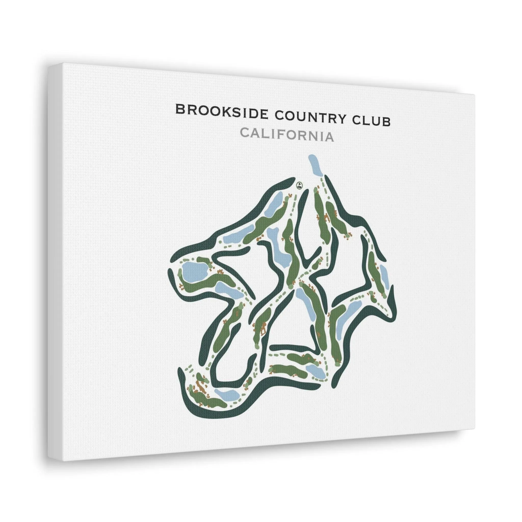 Brookside Country Club, California - Printed Golf Course