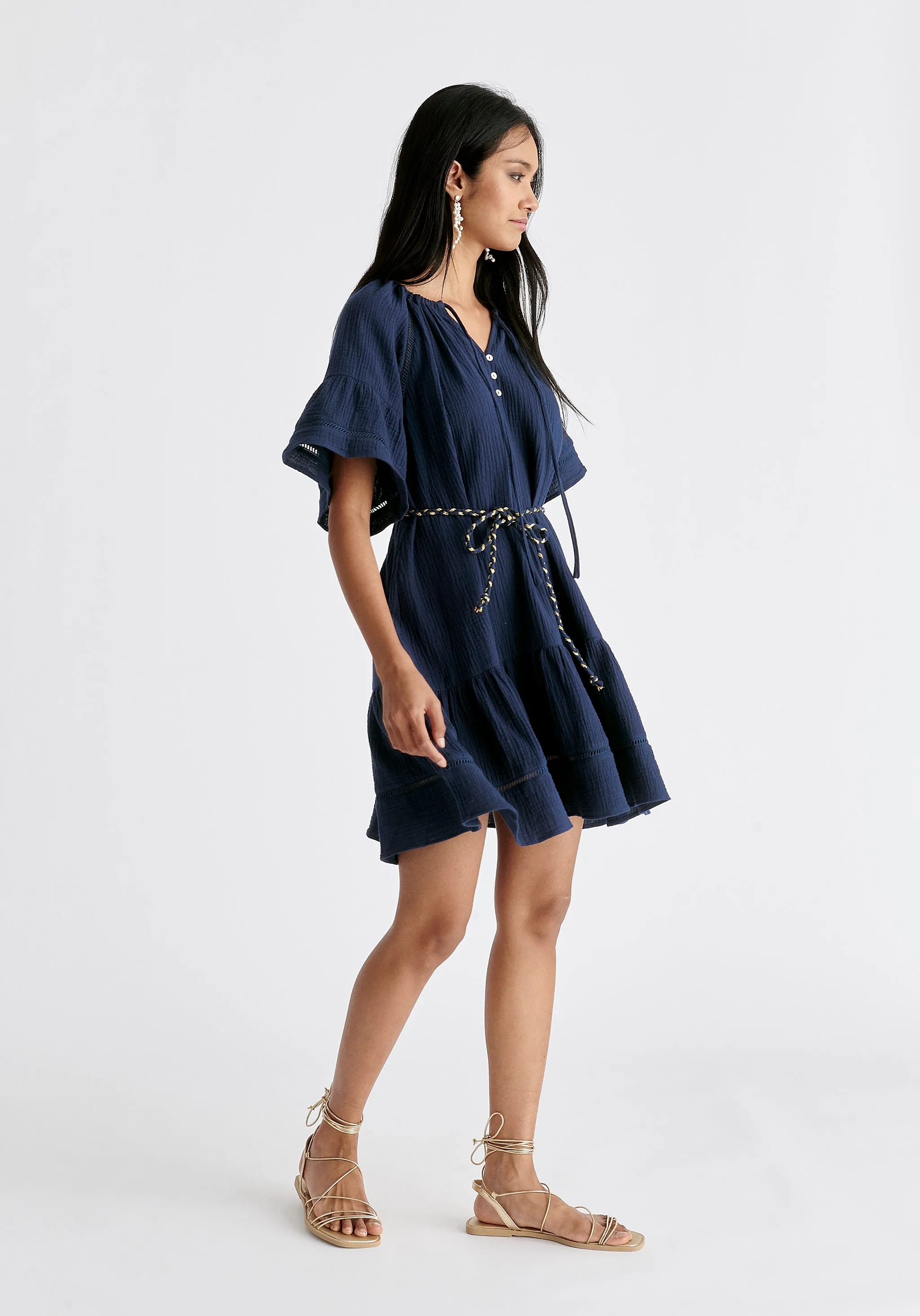 Cheesecloth Swing Dress