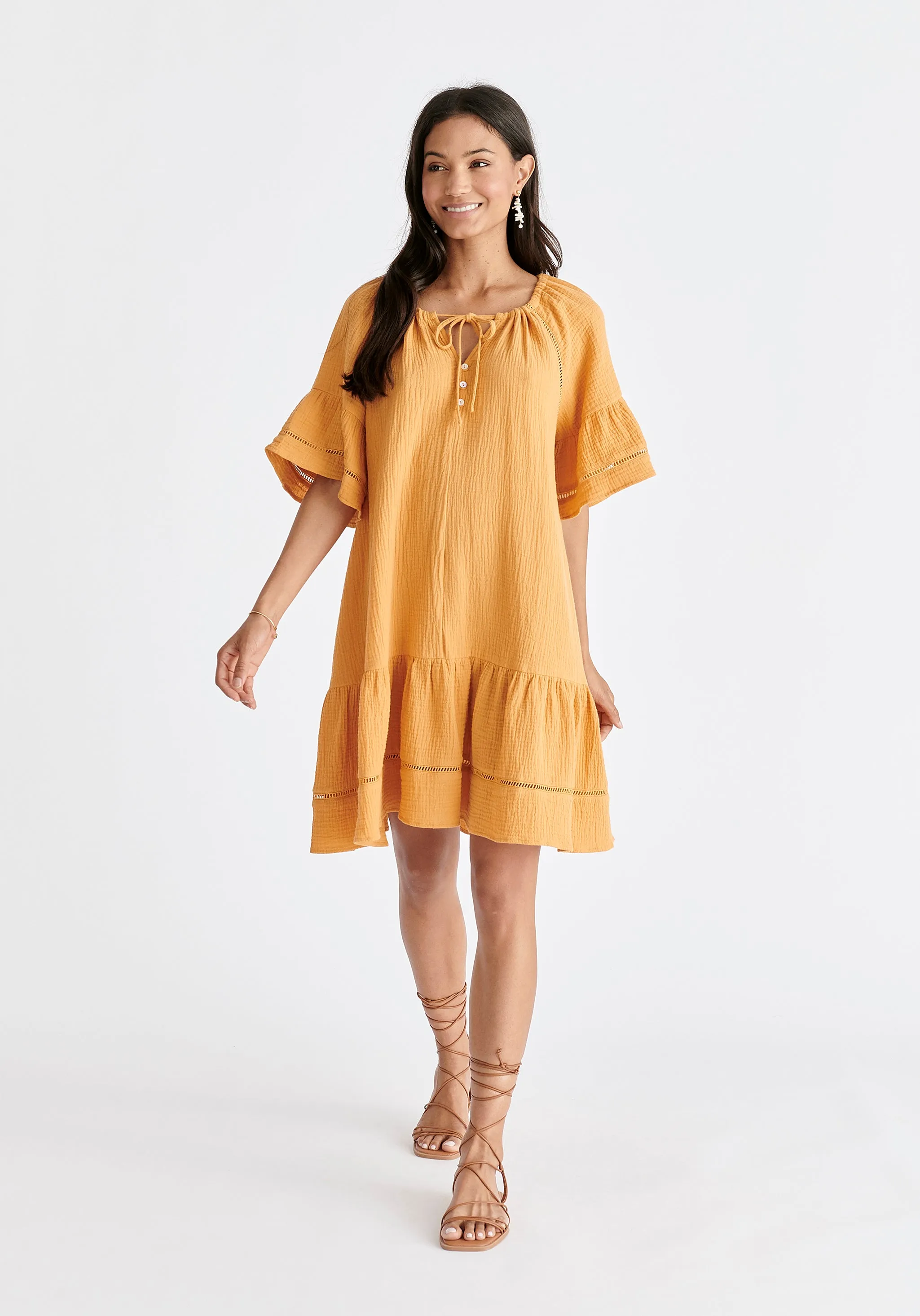 Cheesecloth Swing Dress