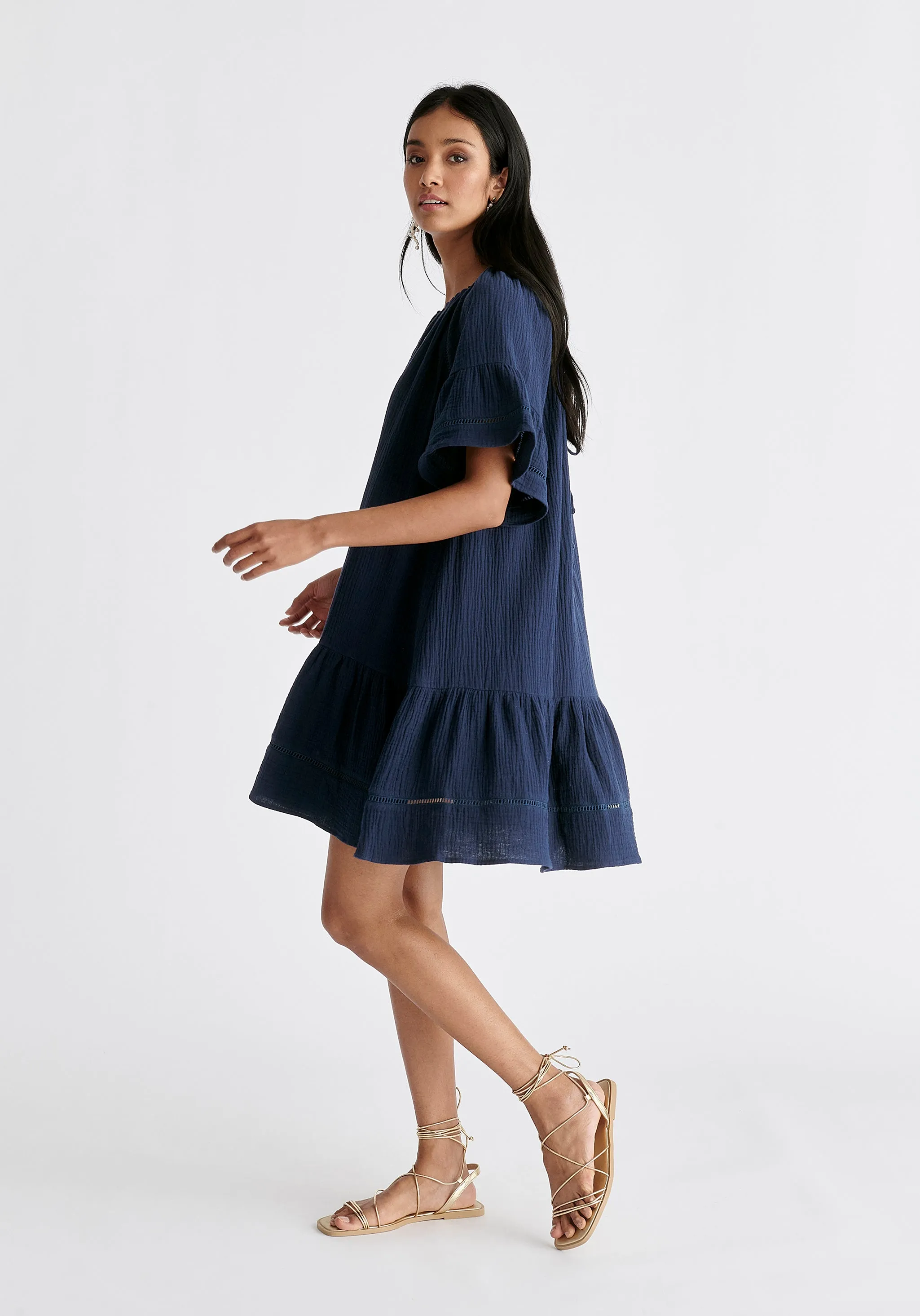 Cheesecloth Swing Dress