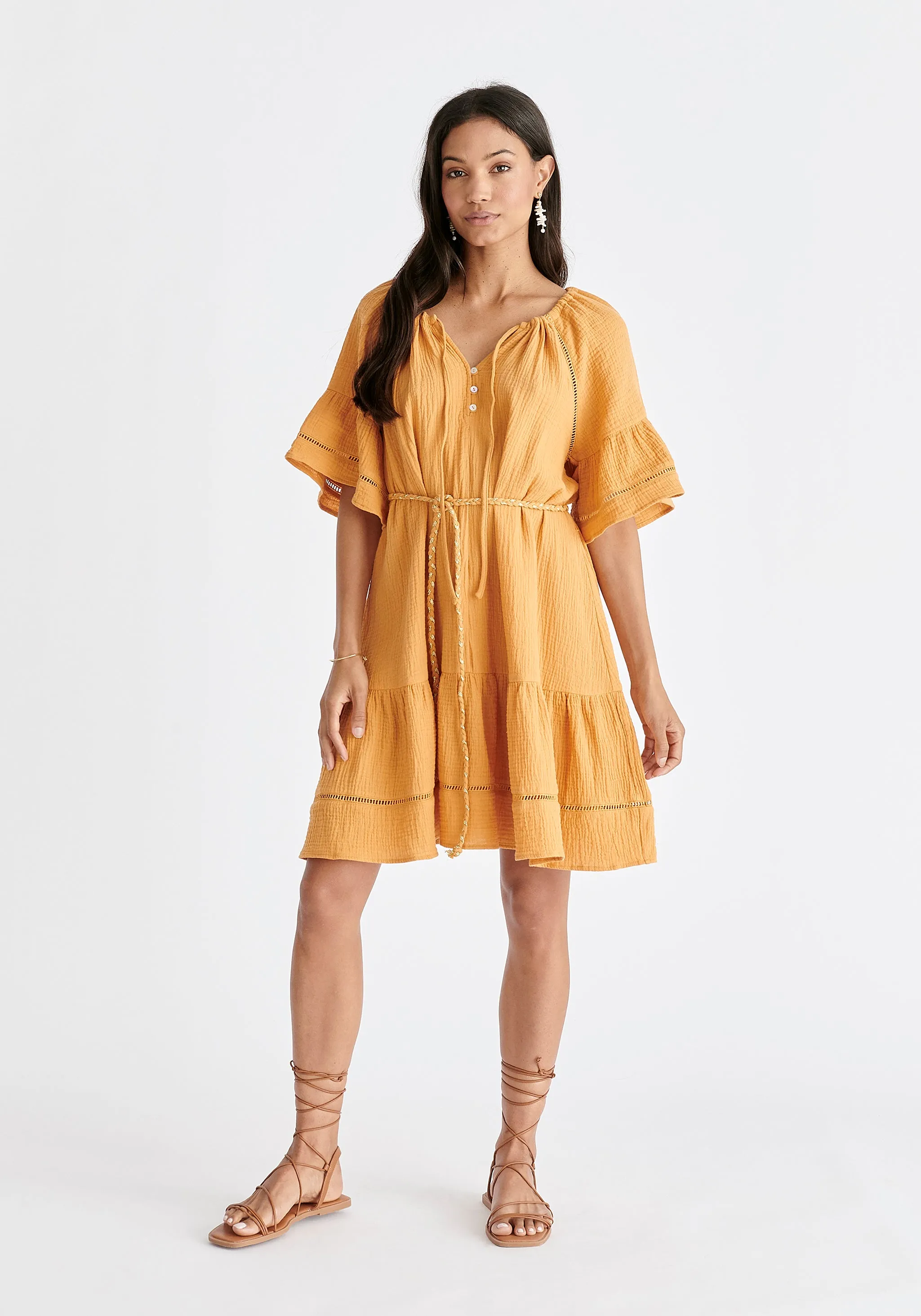 Cheesecloth Swing Dress