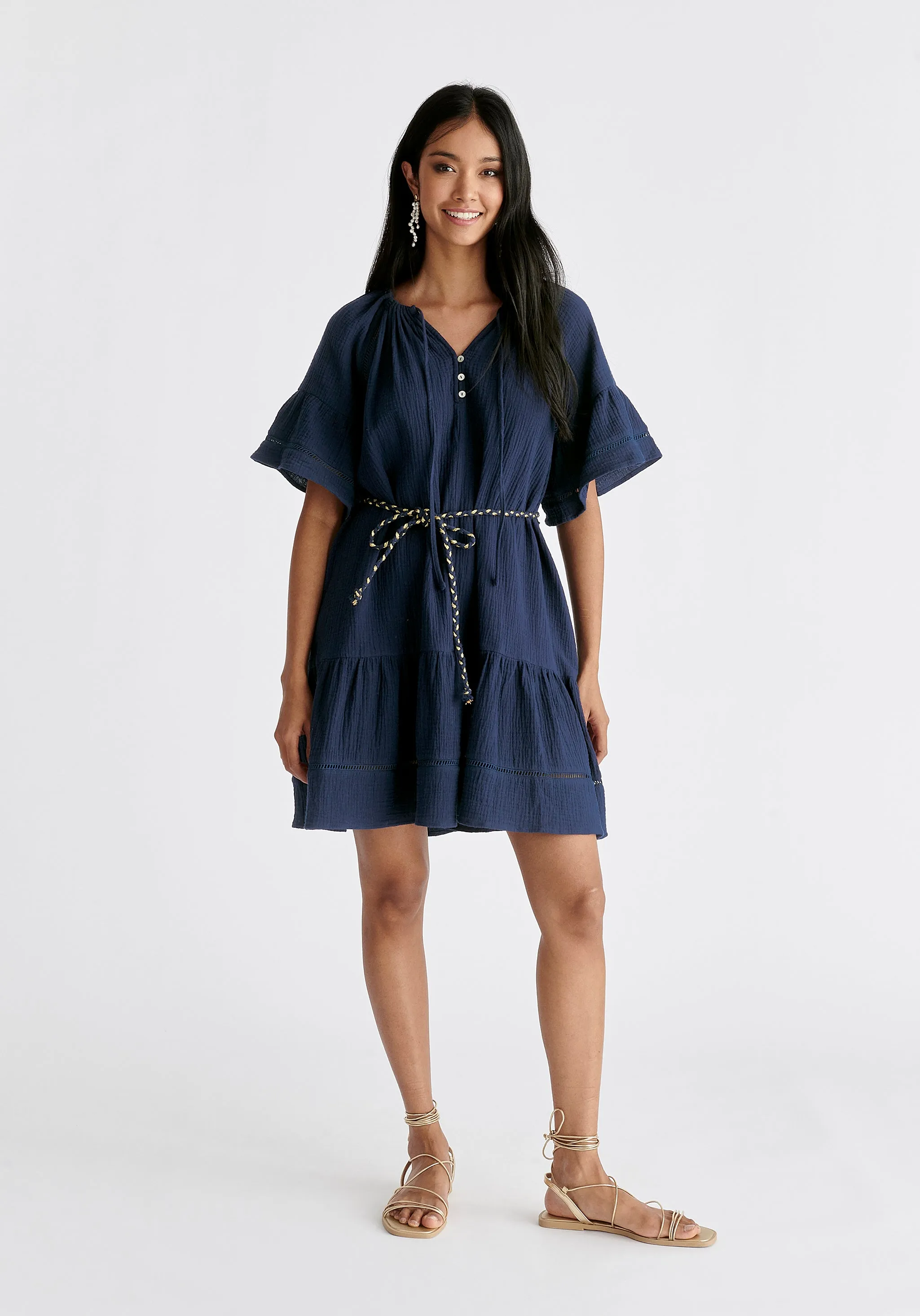 Cheesecloth Swing Dress