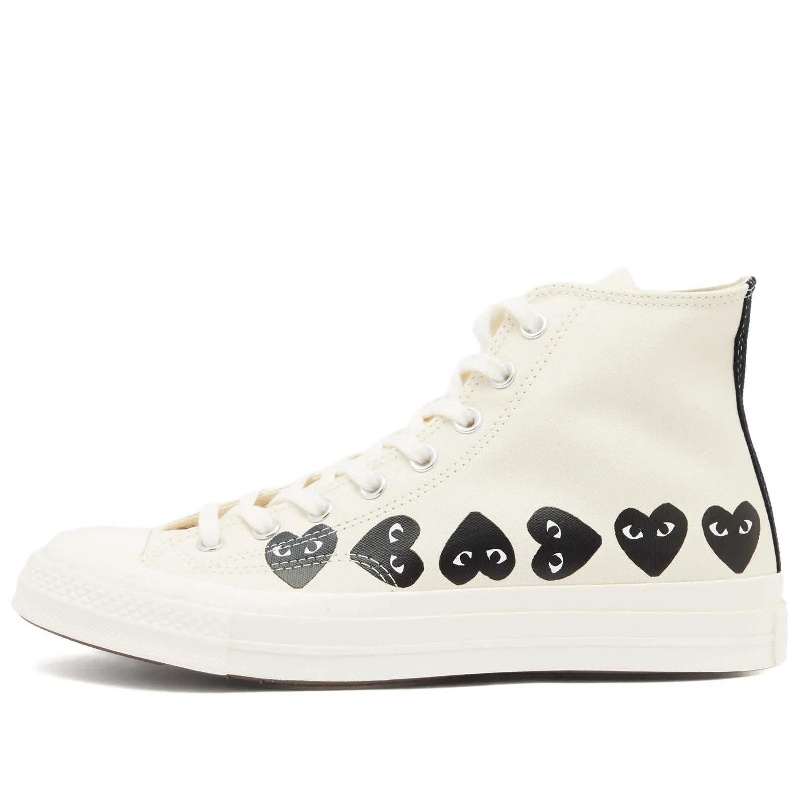 Comme Des Garçons Play X Converse Multi Heart High sneakers, beige