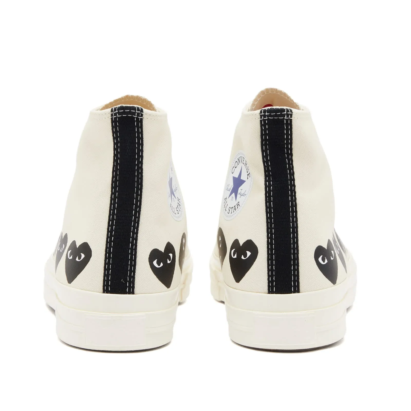 Comme Des Garçons Play X Converse Multi Heart High sneakers, beige