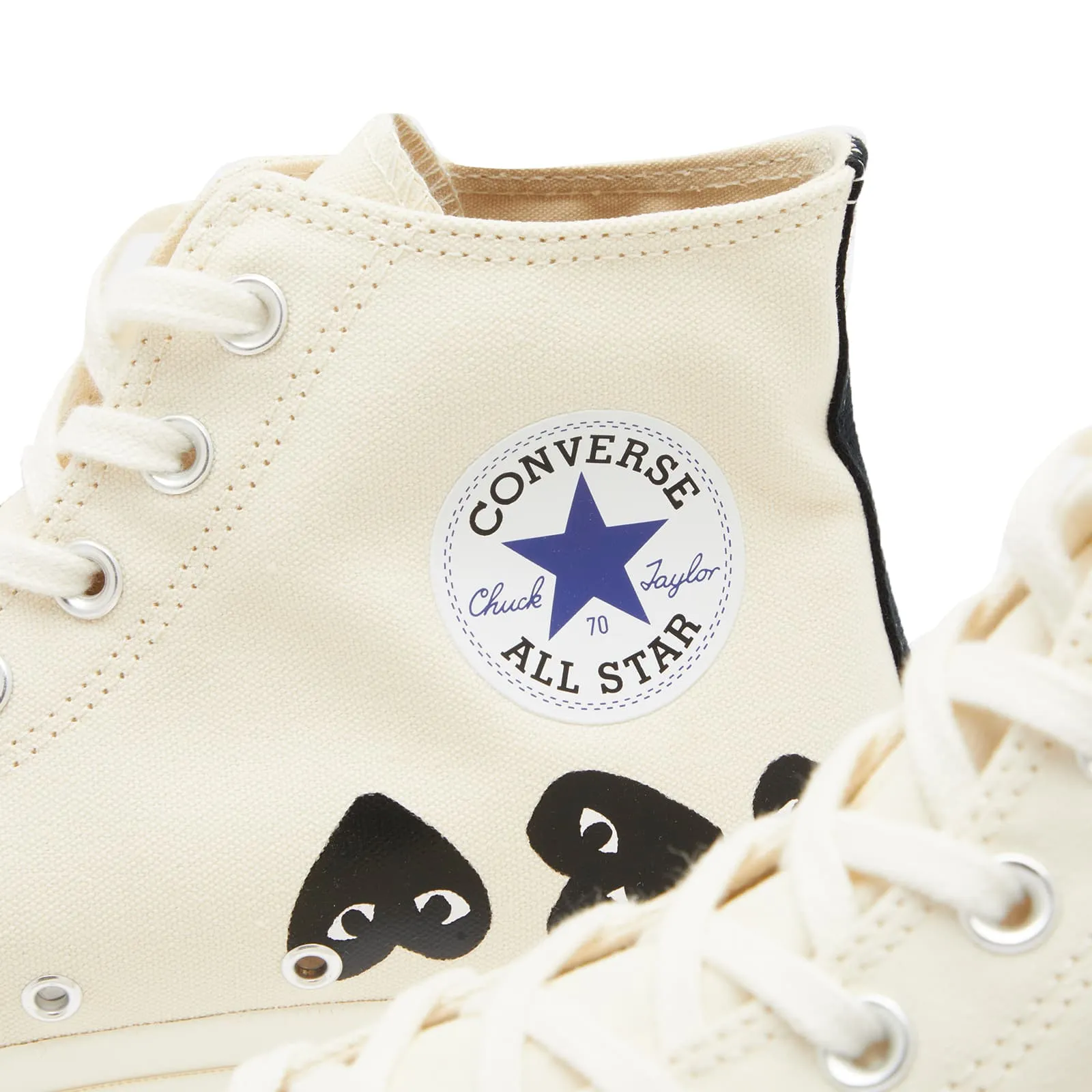 Comme Des Garçons Play X Converse Multi Heart High sneakers, beige