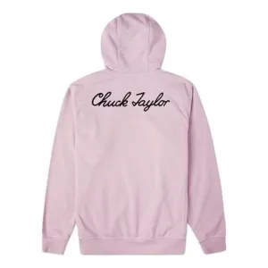 Converse Alphabet Printing Sports Pink Purple Sweatshirt