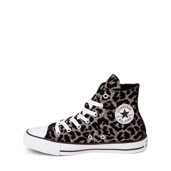 Converse Chuck Taylor All Star Hi Leopard Love Sneakers - Big Kid, black