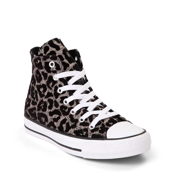 Converse Chuck Taylor All Star Hi Leopard Love Sneakers - Big Kid, black