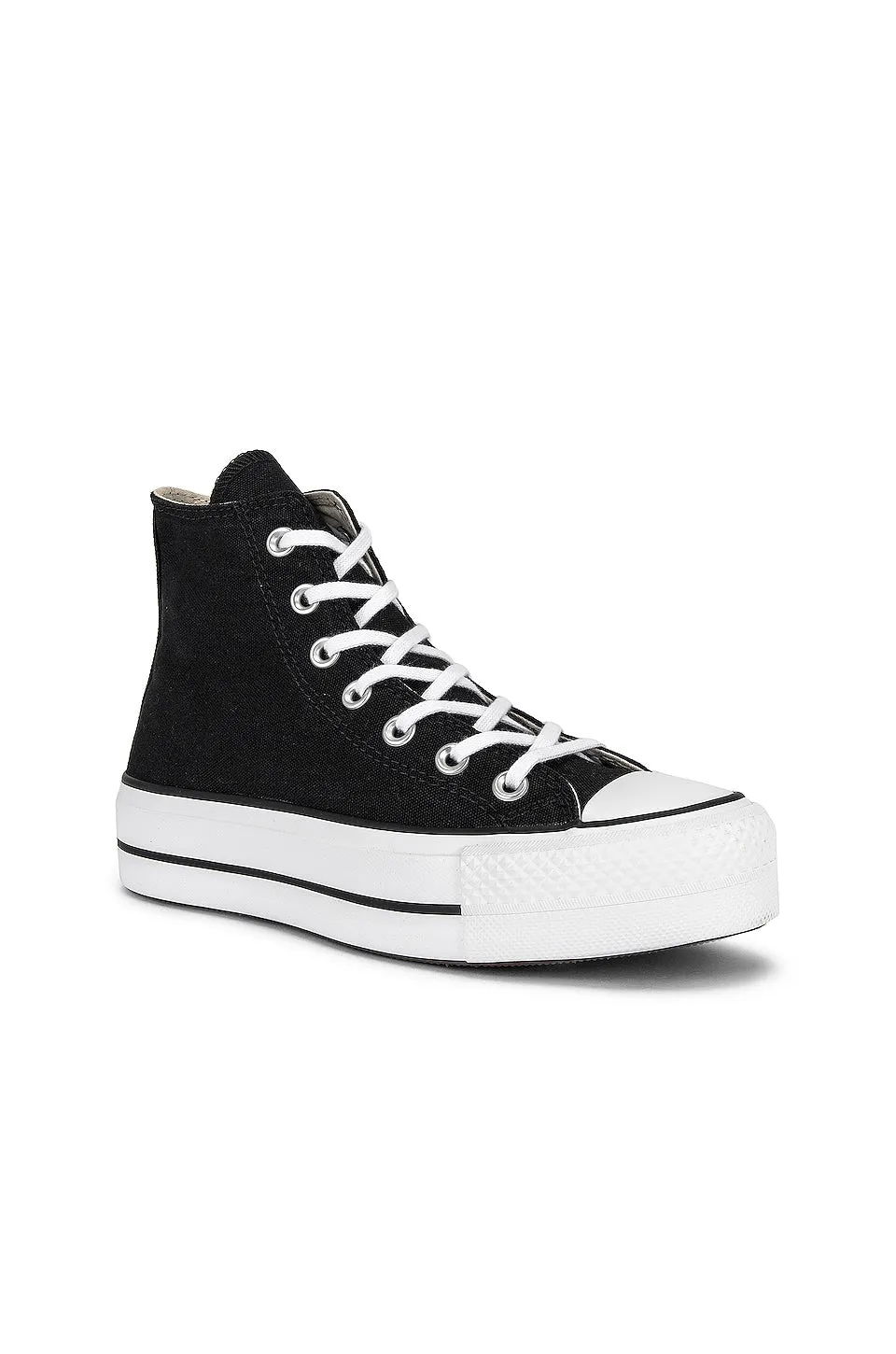 Converse Chuck Taylor All Star Lift Hi Sneakers, Black & White