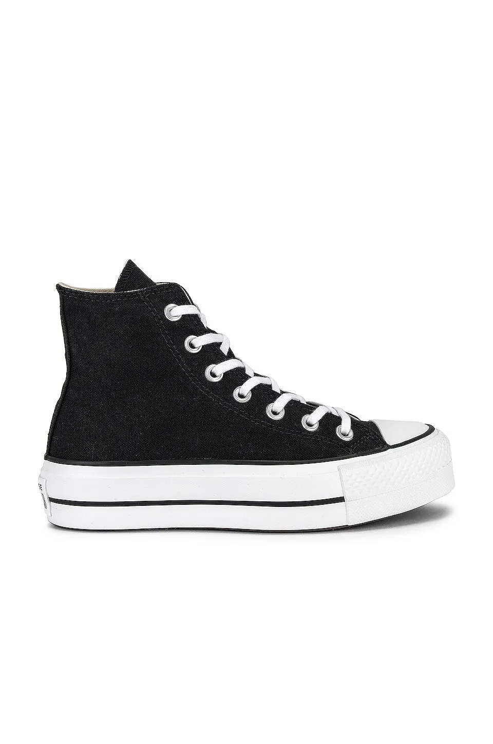 Converse Chuck Taylor All Star Lift Hi Sneakers, Black & White