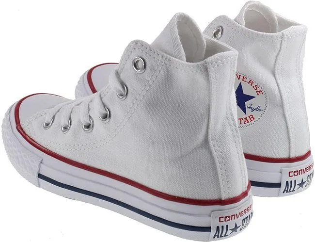 Converse Shoes Kids Chuck Taylor All Star Hi Optical White