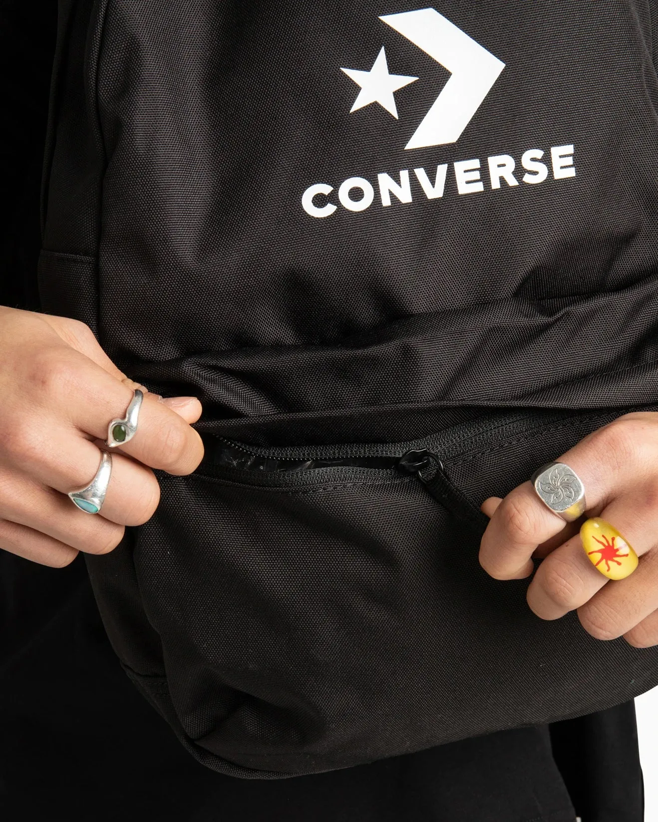 CONVERSE SPEED 3 LOGO BLACK BACKPACK