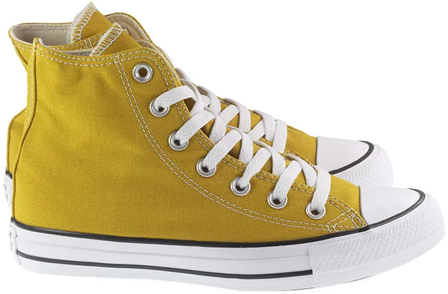 Converse Womens Chuck Taylor All Star Hi Dark Citron