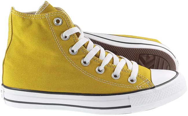 Converse Womens Chuck Taylor All Star Hi Dark Citron