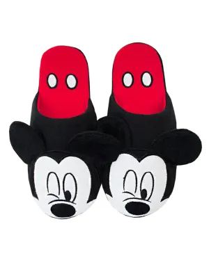 Disney Mickey Mouse Partial 3D Women's Novelty Slippers