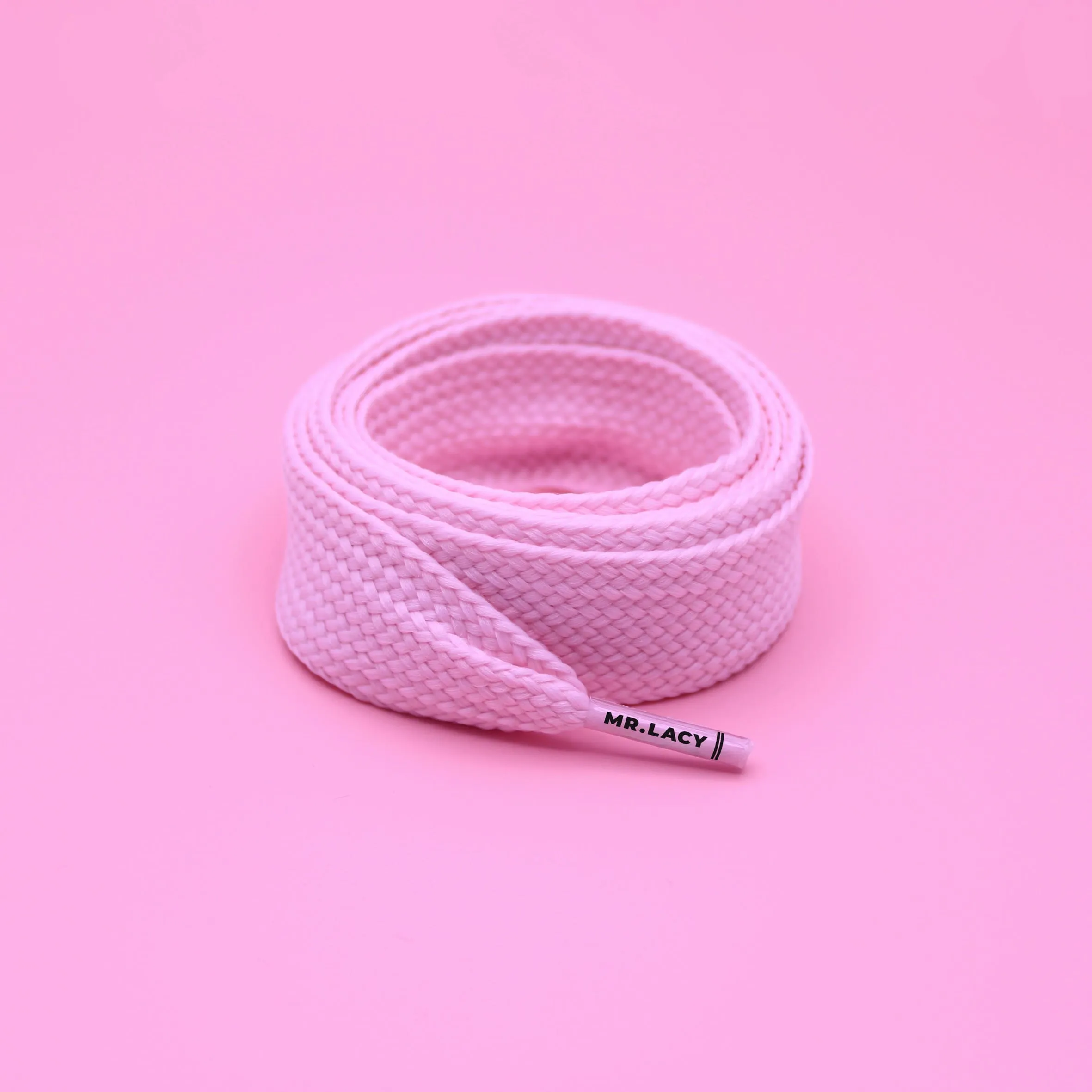 Fatties Shoelaces · Pastel Pink