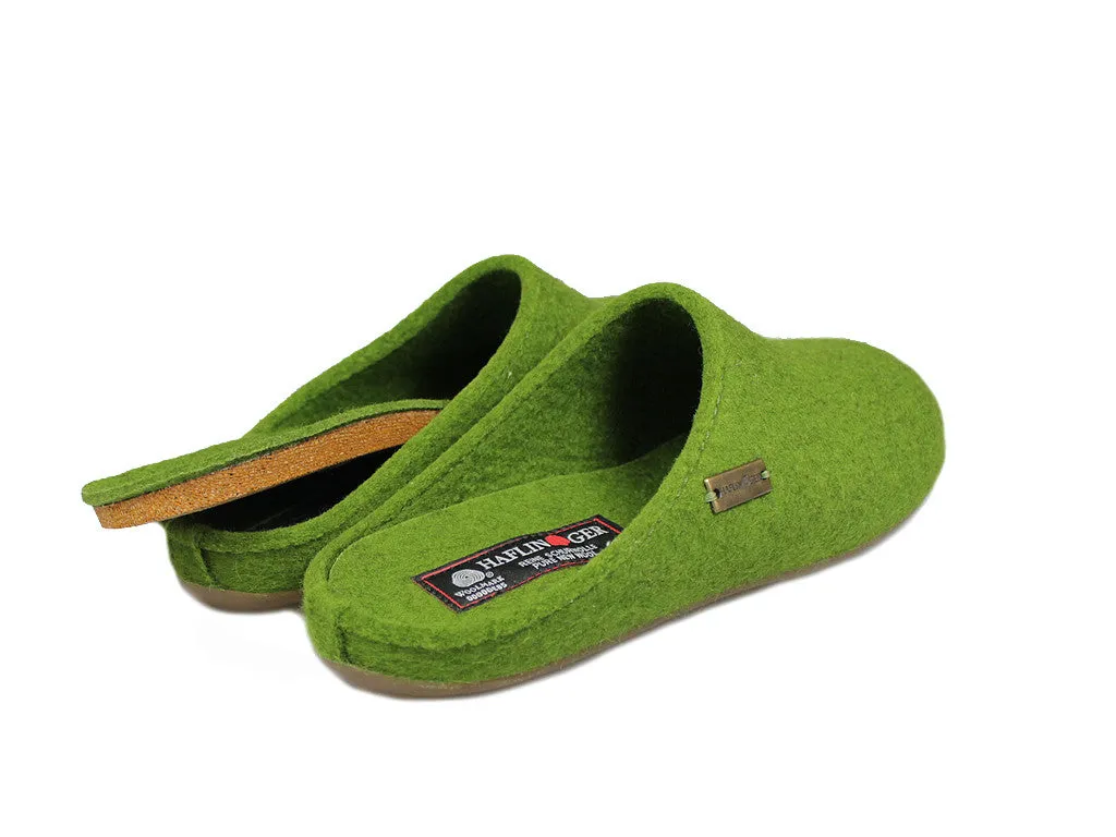 Haflinger Slippers Everest Fundus Green