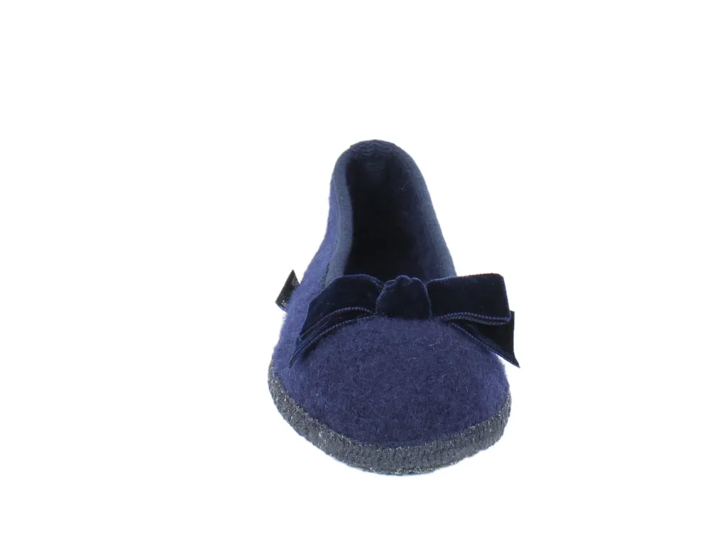 Haflinger Slippers Fiocco Navy