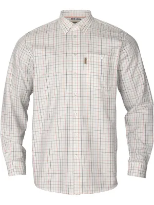 HARKILA Retrieve Shirt - Mens 100% Cotton - Bloodstone Check