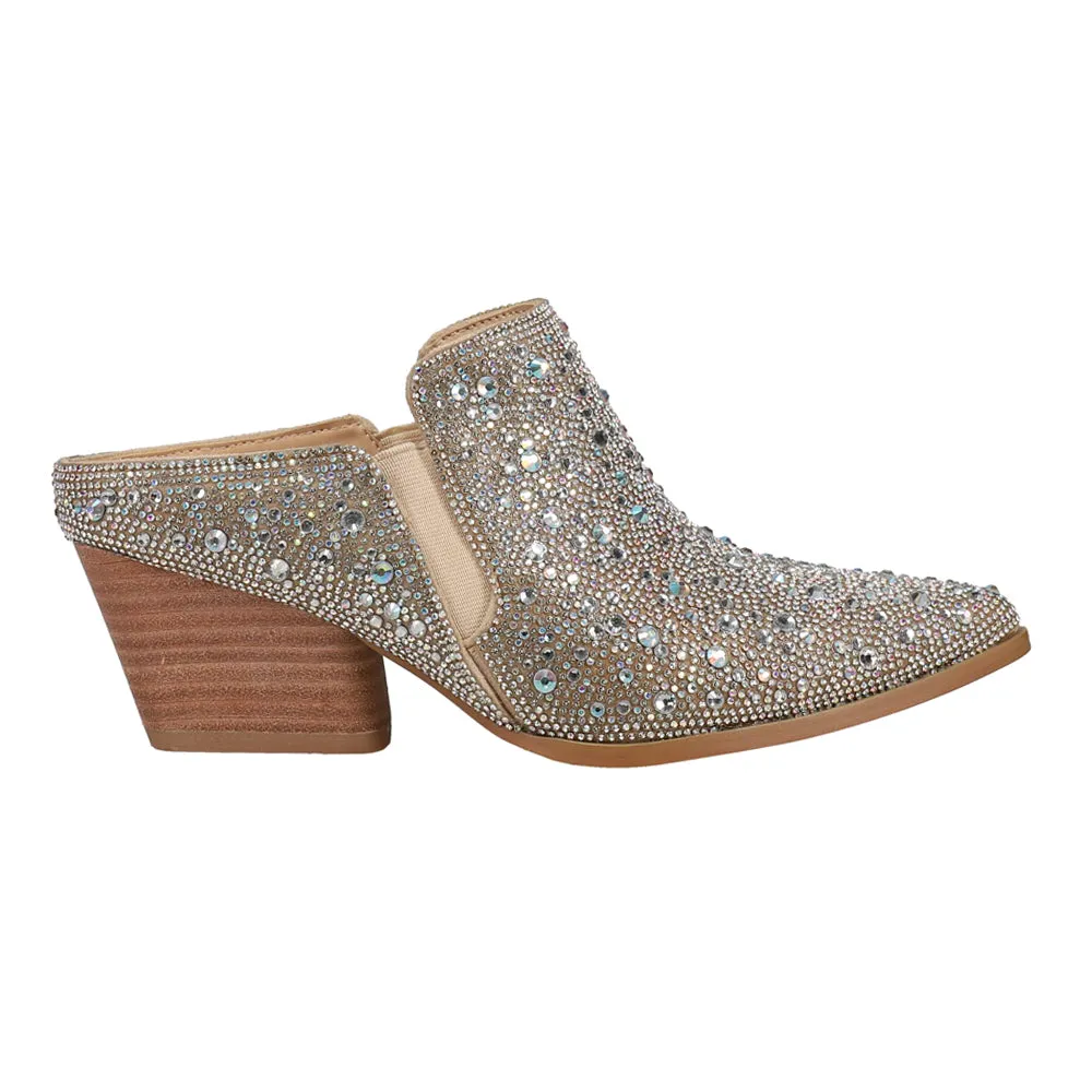 Hello Darlin Rhinestone Mules