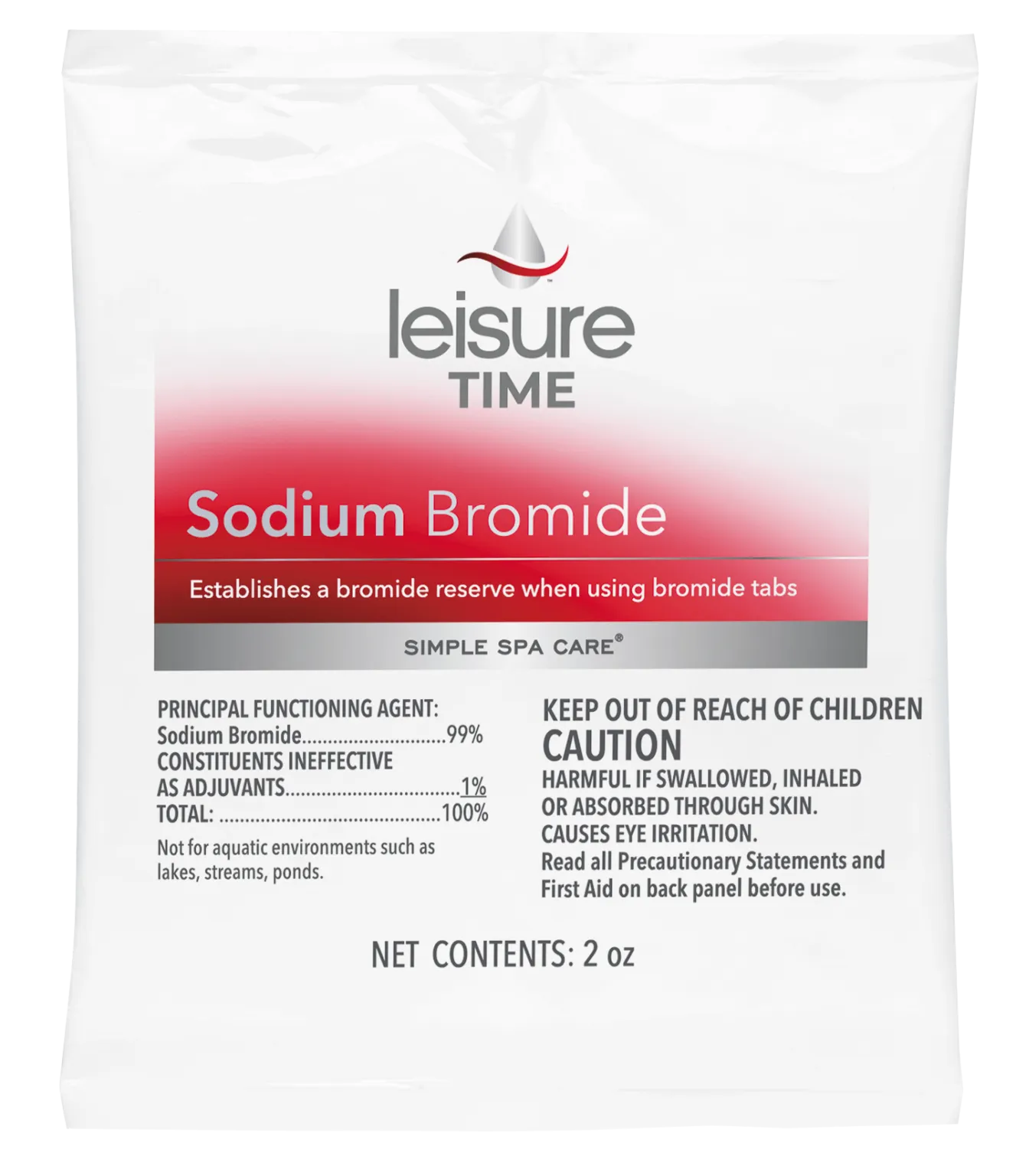 Leisure Time Sodium Bromide - (6) 2 oz Packets