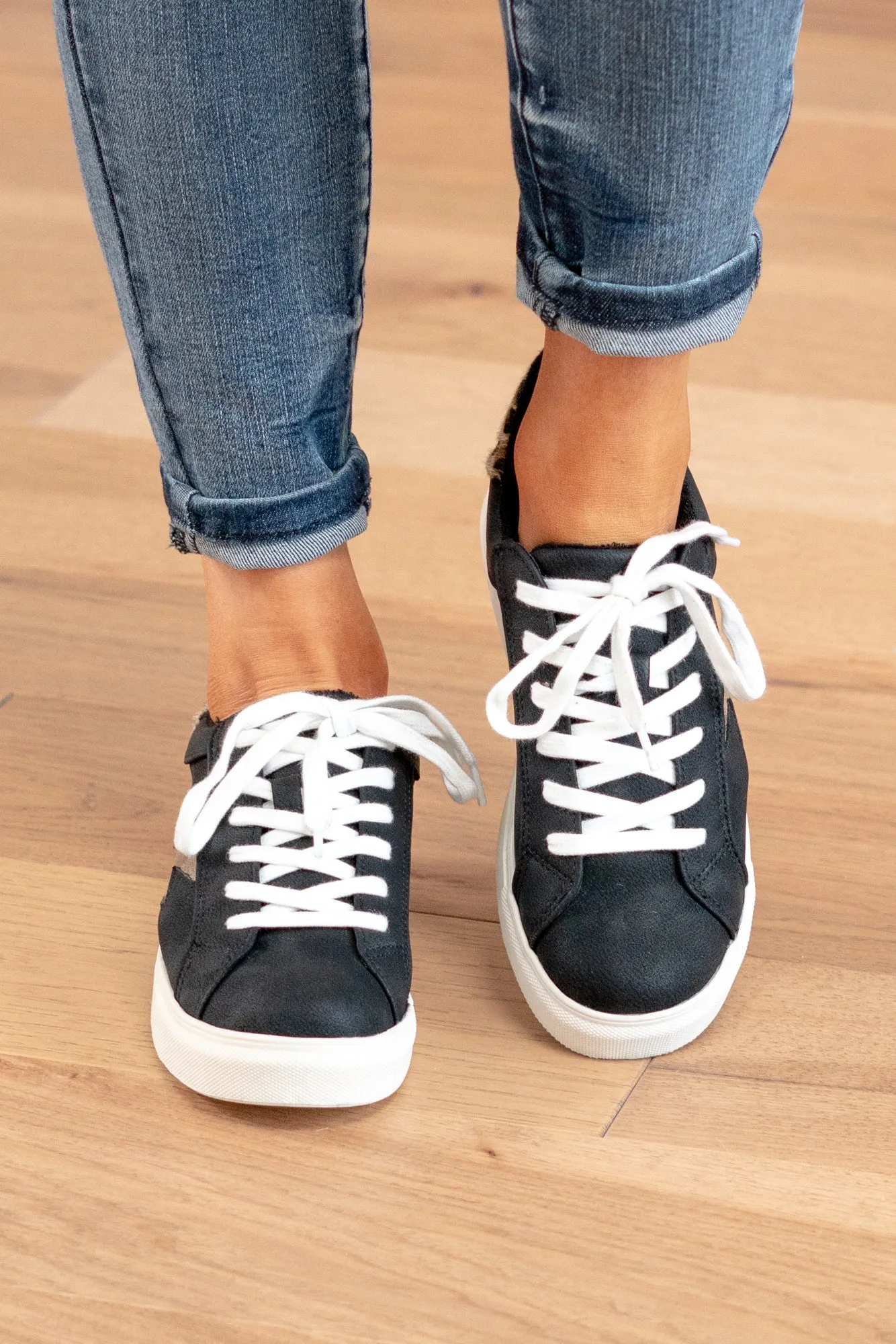 Lightning Vintage Sneakers - Black