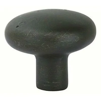 Lot of 5 Emtek 86058 Rustic 1-1/4 Inch Mushroom Cabinet Knob Medium Bronze