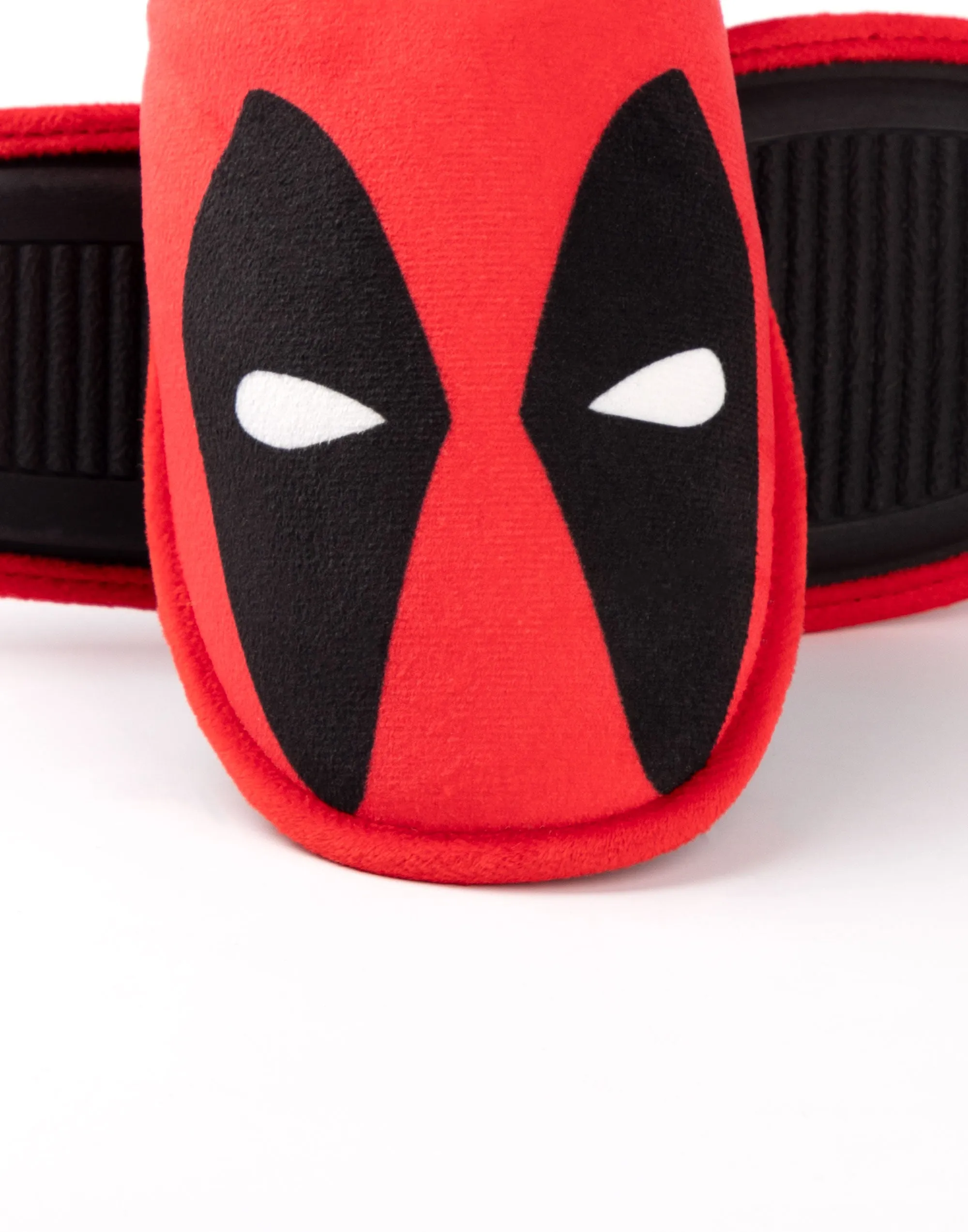 Marvel Deadpool Mens Red Mule Slippers