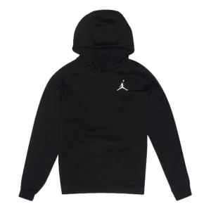 Men's Air Jordan Chest Embroidered Logo Athleisure Casual Sports Sweatshirt, black