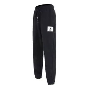 Men's Air Jordan Essentials Statement Casual Sports Knit Long Pants/Trousers Autumn Black