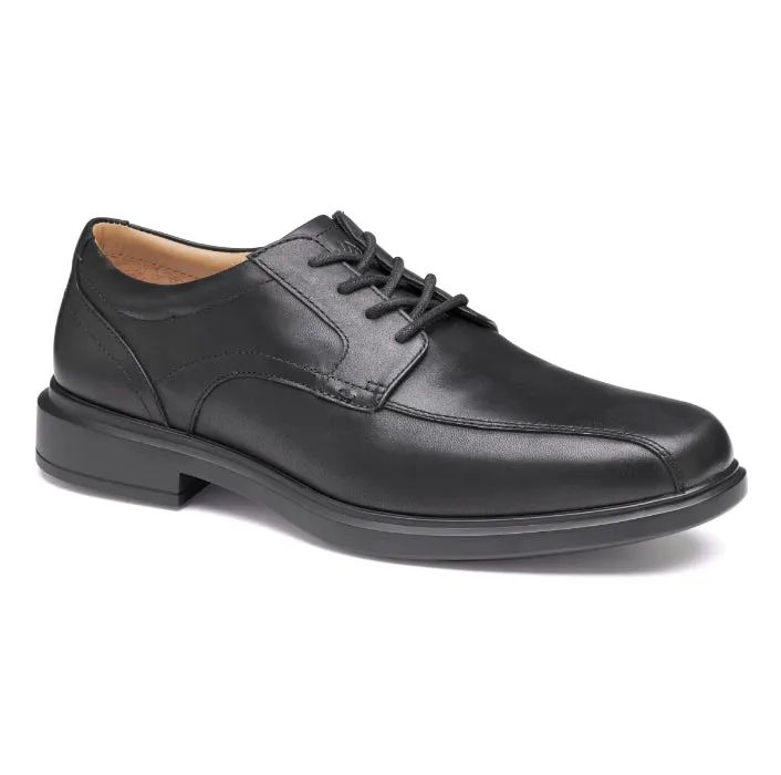 MEN'S JOHNSTON & MURPHY XC4 STANTON 2.0 RUNOFF LACE-UP | BLACK FULL GRAIN